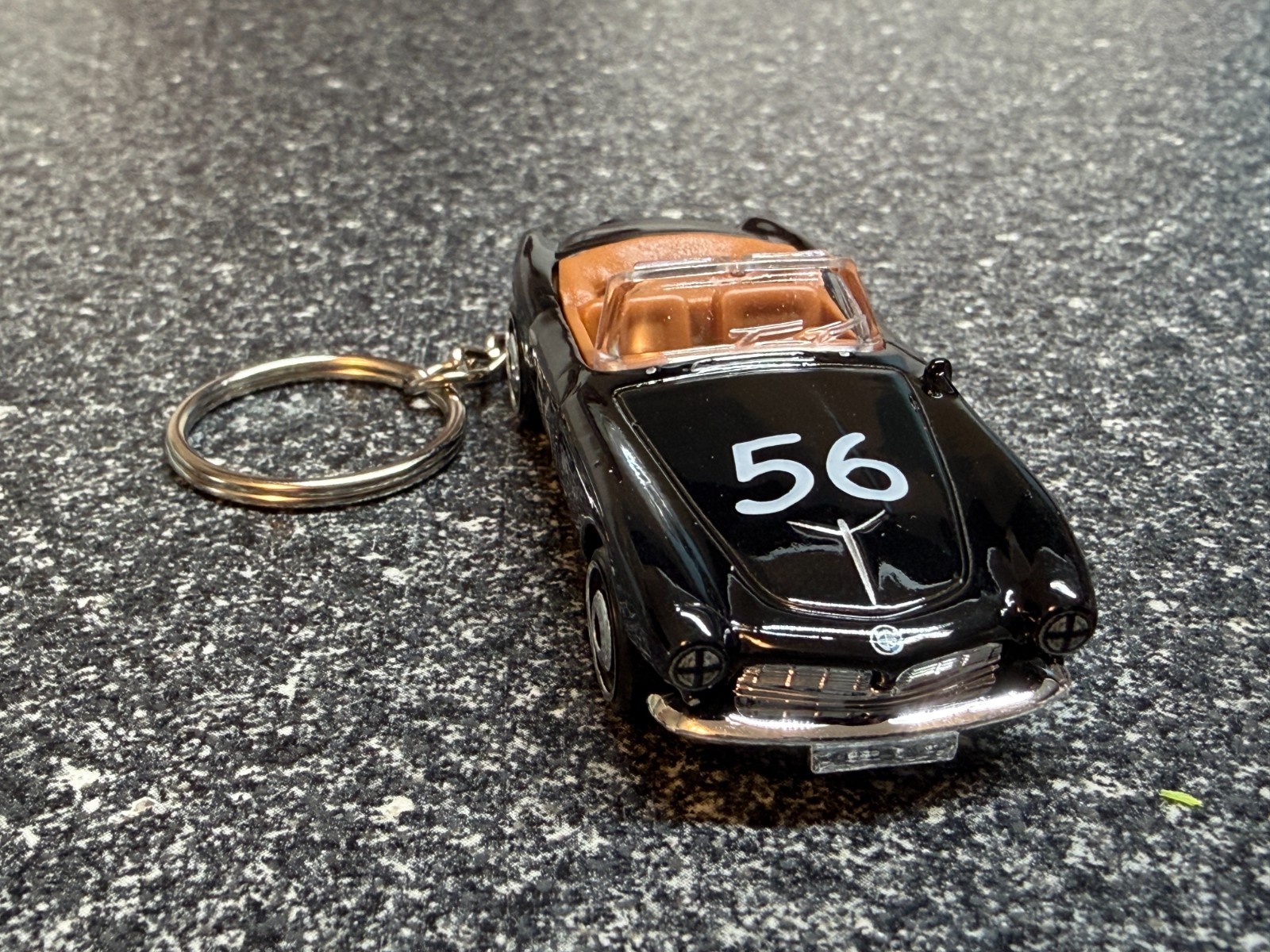 BMW 507 Convertible Roadster Keychain Black Hot Wheels Matchbox BMW 507 Convertible Roadster Keychain Black Hot Wheels Matchbox