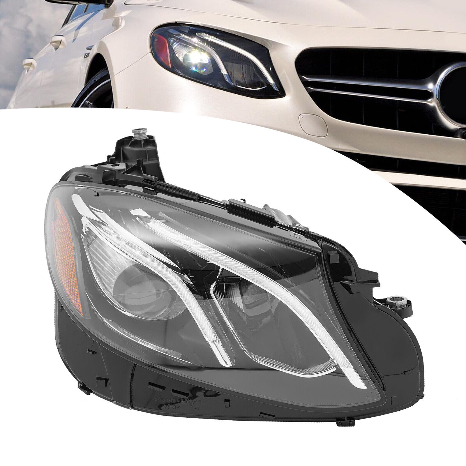 For 2017-2020 Mercedes-Benz E-Class E300 W213 LED Headlight Right Passenger Side