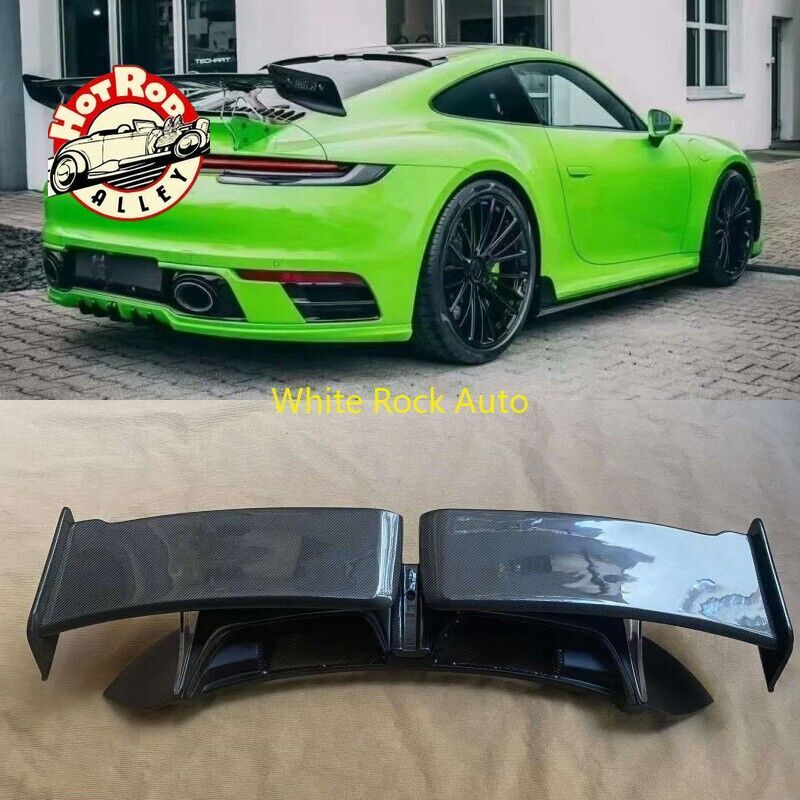 FRP CARBON FIBER REAR TRUNK SPOILER WING FOR PORSCHE 911 992 CARRERA GTS T STYLE FRP CARBON FIBER REAR TRUNK SPOILER WING FOR PORSCHE 911 992 CARRERA GTS T STYLE