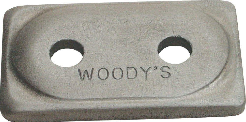 Woody's ADD2-3775-B Double Digger Aluminum Support Plates Natural - 5/16in. T... Woody's ADD2-3775-B Double Digger Aluminum Support Plates Natural - 5/16in. T...