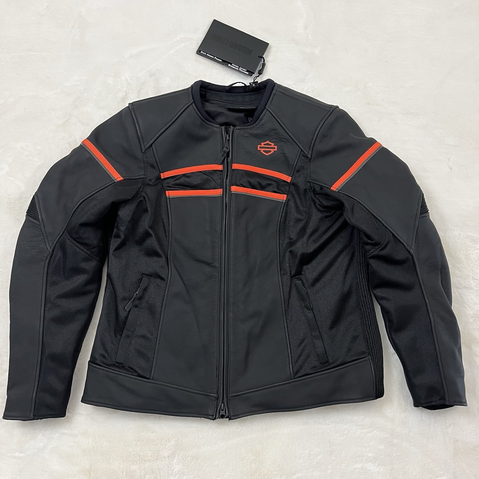 Harley-Davidson H-D Brawler Leather Riding Jacket 98007-21VW Women’s Size XL Harley-Davidson H-D Brawler Leather Riding Jacket 98007-21VW Women’s Size XL