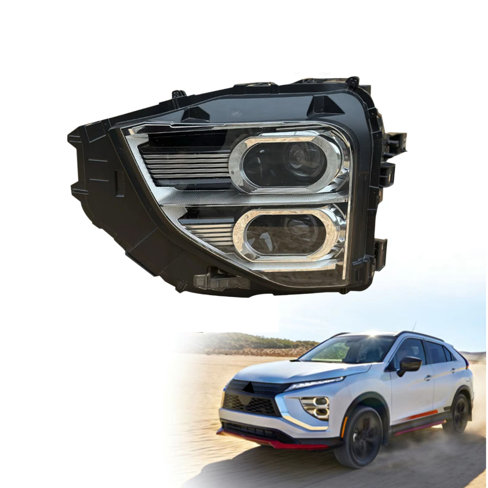 Full LED Headlight For 2022-2025 Mitsubishi Eclipse Cross Left Side 26060W270P Full LED Headlight For 2022-2025 Mitsubishi Eclipse Cross Left Side 26060W270P