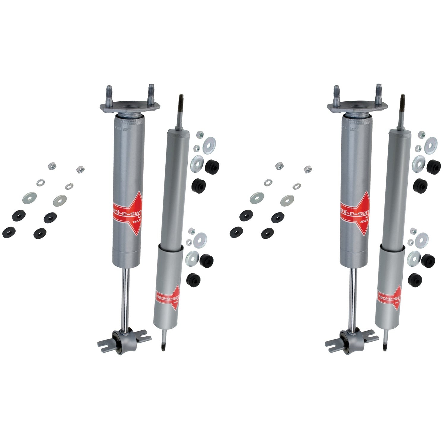 KYB Heavy Duty Front & Rear Shock Absorbers Kit Set for FORD MUSTANG 1964-1970