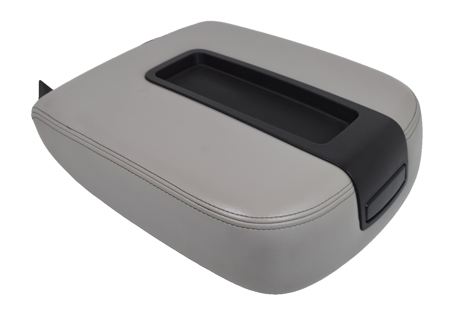 2007-2009 GMC Yukon XL 1500 Center Console Gray Leather Lid Armrest OEM 2007-2009 GMC Yukon XL 1500 Center Console Gray Leather Lid Armrest OEM