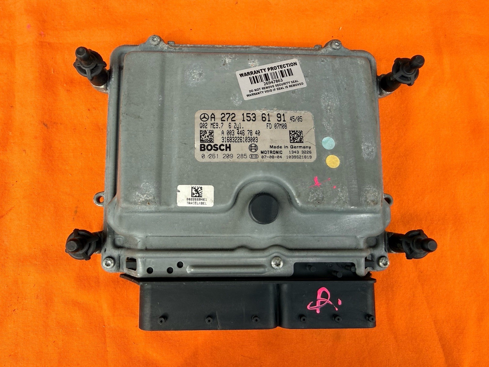 06-09 MERCEDES BENZ W251 R350 ECM ECU PCM CONTROL BOSCH MOTRONIC A2721536191