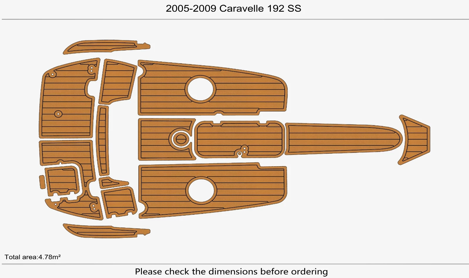 2007 Caravelle 192 SS Cockpit Swim platform 1/4\