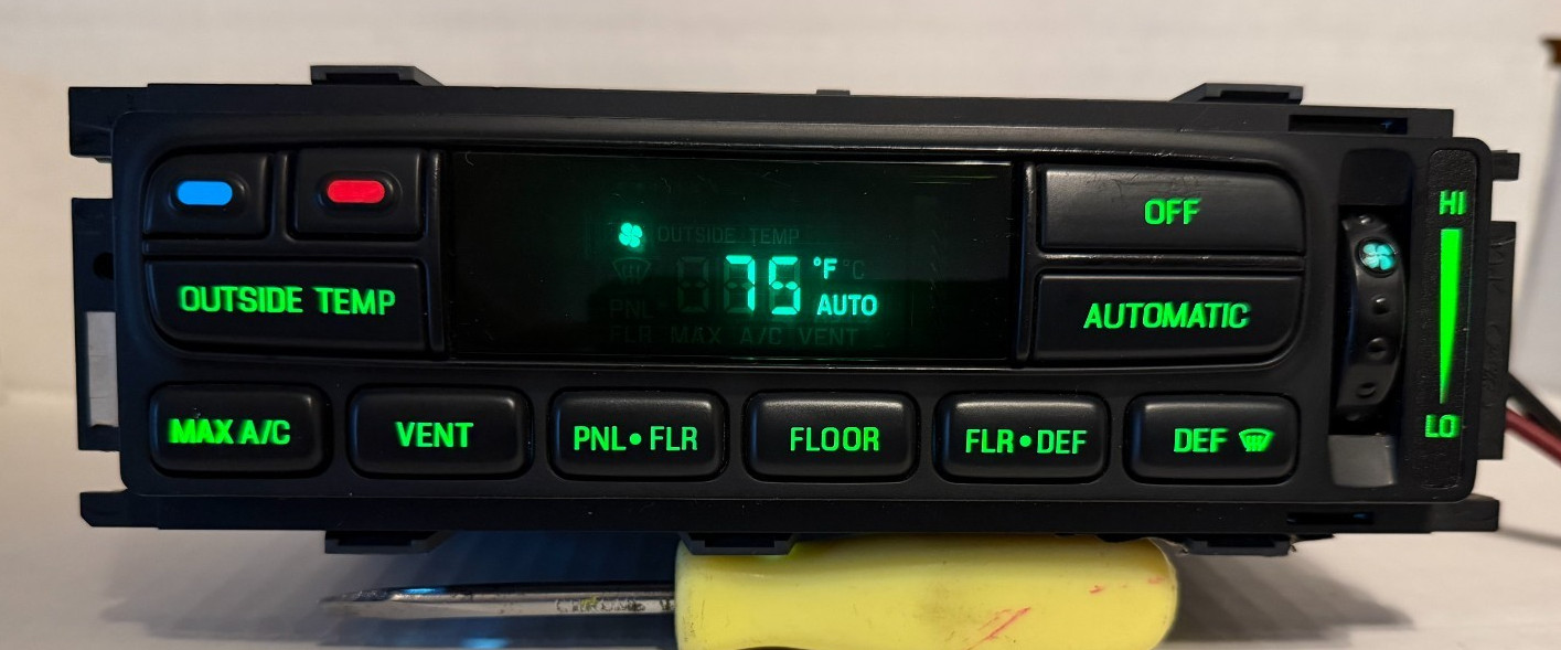 *REBUILT* LED 99-02 FORD EXPEDITION LINCOLN NAVIGATOR AUTO AC CLIMATE CONTROL