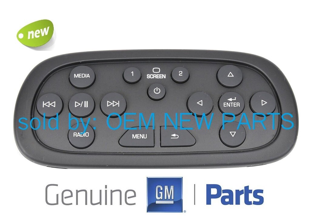 Chevrolet GMC Cadillac 2014-2020 Rear Entertainment Wireless Remote DVD 23141413