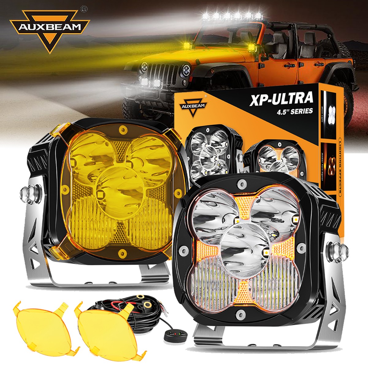2x AUXBEAM 4.5