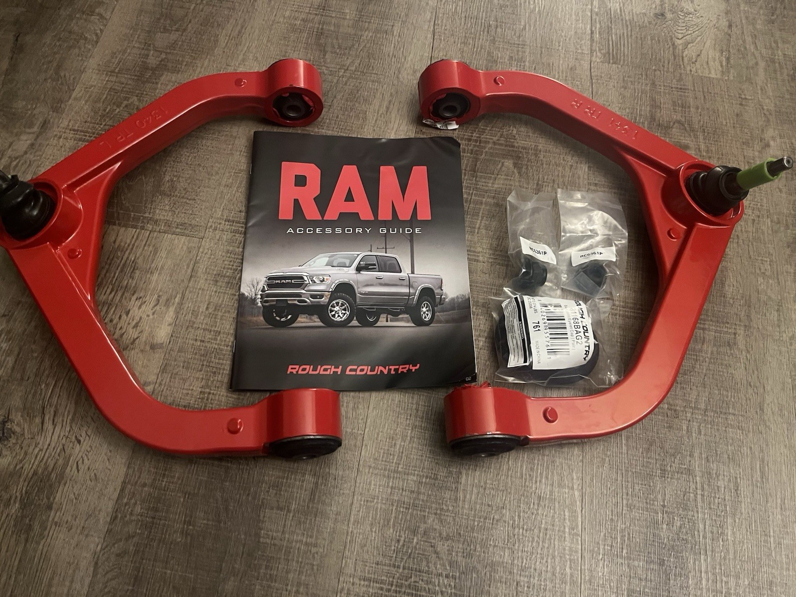Rough Country Forged Aluminum Control Arms for 2019-2026 Ram 1500 - 31402RED