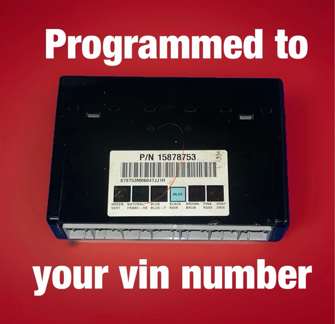 20935349 GM Body Control Module Programmed To Your VIN BCM