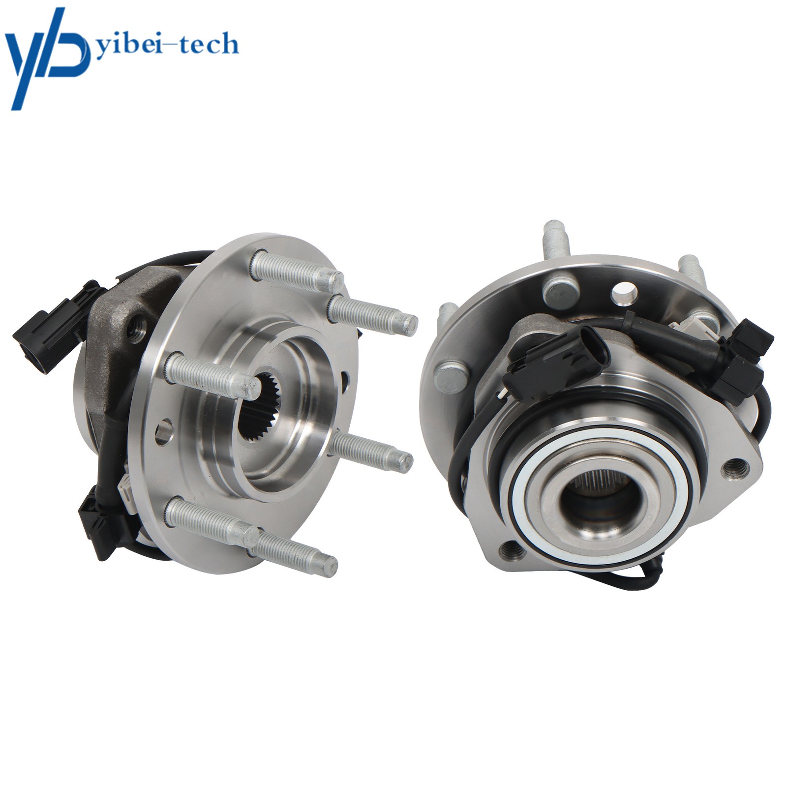 Pair (2) Front Wheel Hub Bearing Assembly For 02-09 GMC Envoy Chevy Trailblazer