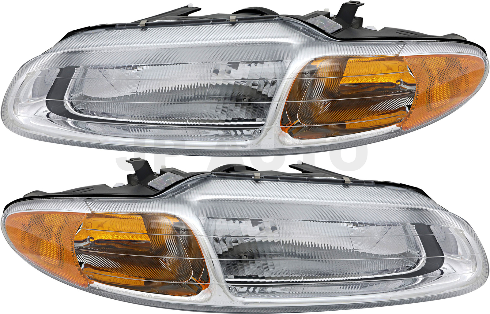 For 1996-2000 Chrysler Sebring Convertible Headlight Halogen Set Pair For 1996-2000 Chrysler Sebring Convertible Headlight Halogen Set Pair