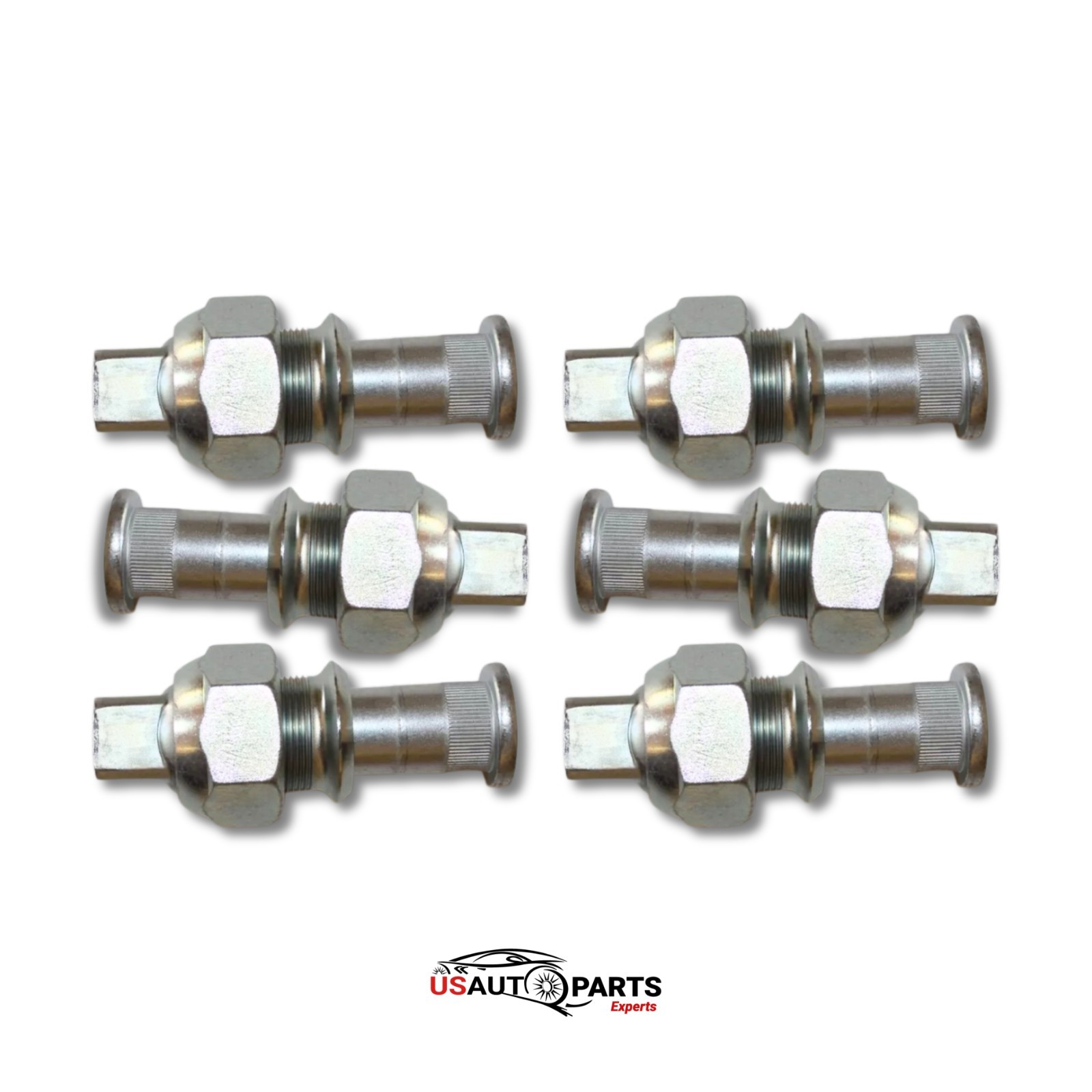 QTY 6 ISUZU GENUINE Wheel Nuts & Stud Kit Rear (Left Side) For NPR NQR NRR 95-25