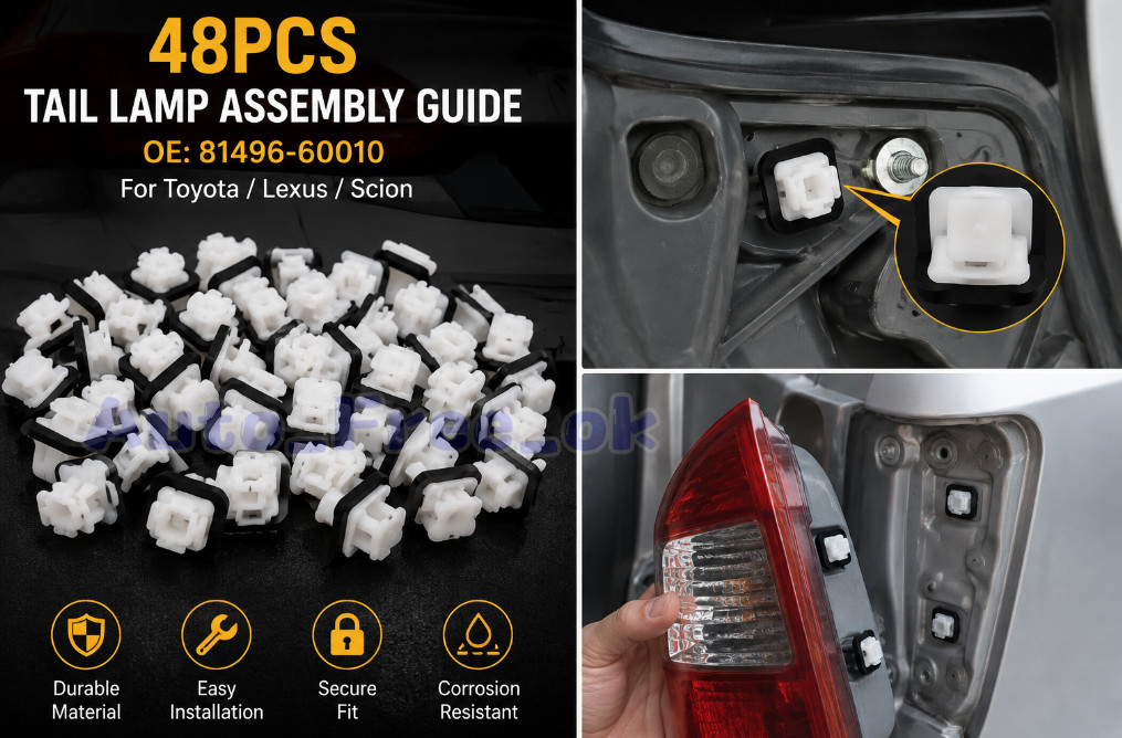 New 48Pcs For Toyota Lexus Scion Tail Lamp Assembly Guide 81496-60010 New 48Pcs For Toyota Lexus Scion Tail Lamp Assembly Guide 81496-60010