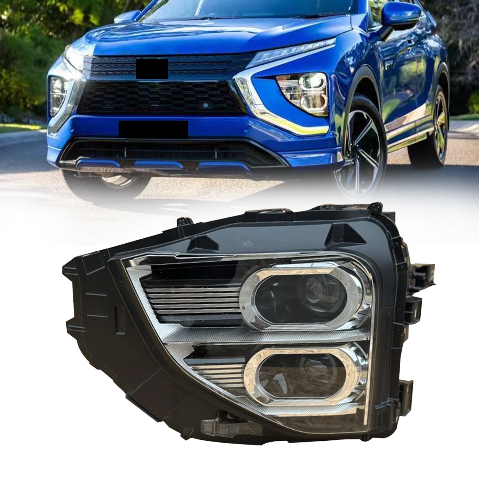 LED Headlight For Mitsubishi Eclipse Cross 2022 2023 2024 2025 Driver Left Side
