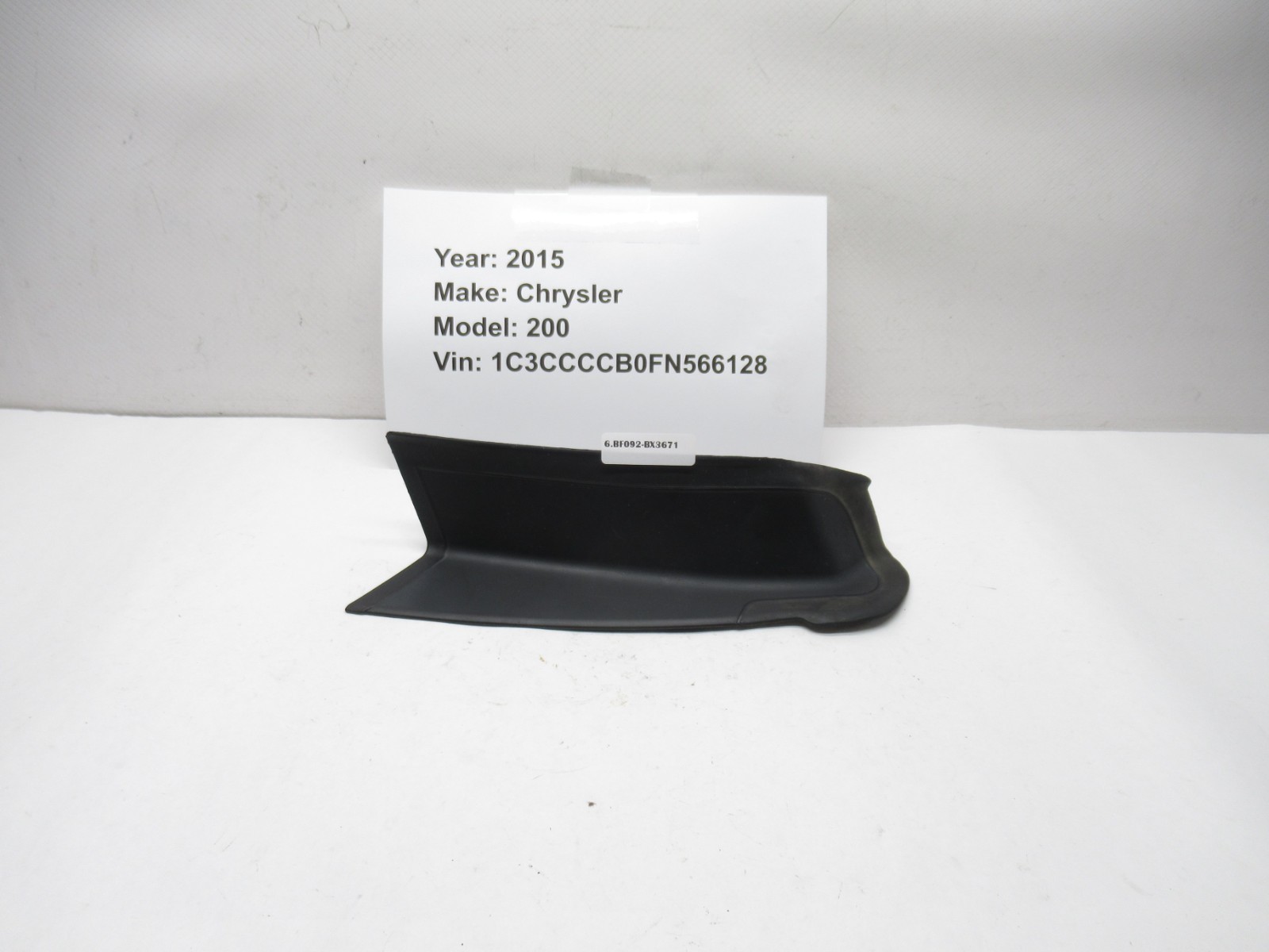 2015-2017 Chrysler 200 Right Tail Light Filler Cover 68195636AC OEM