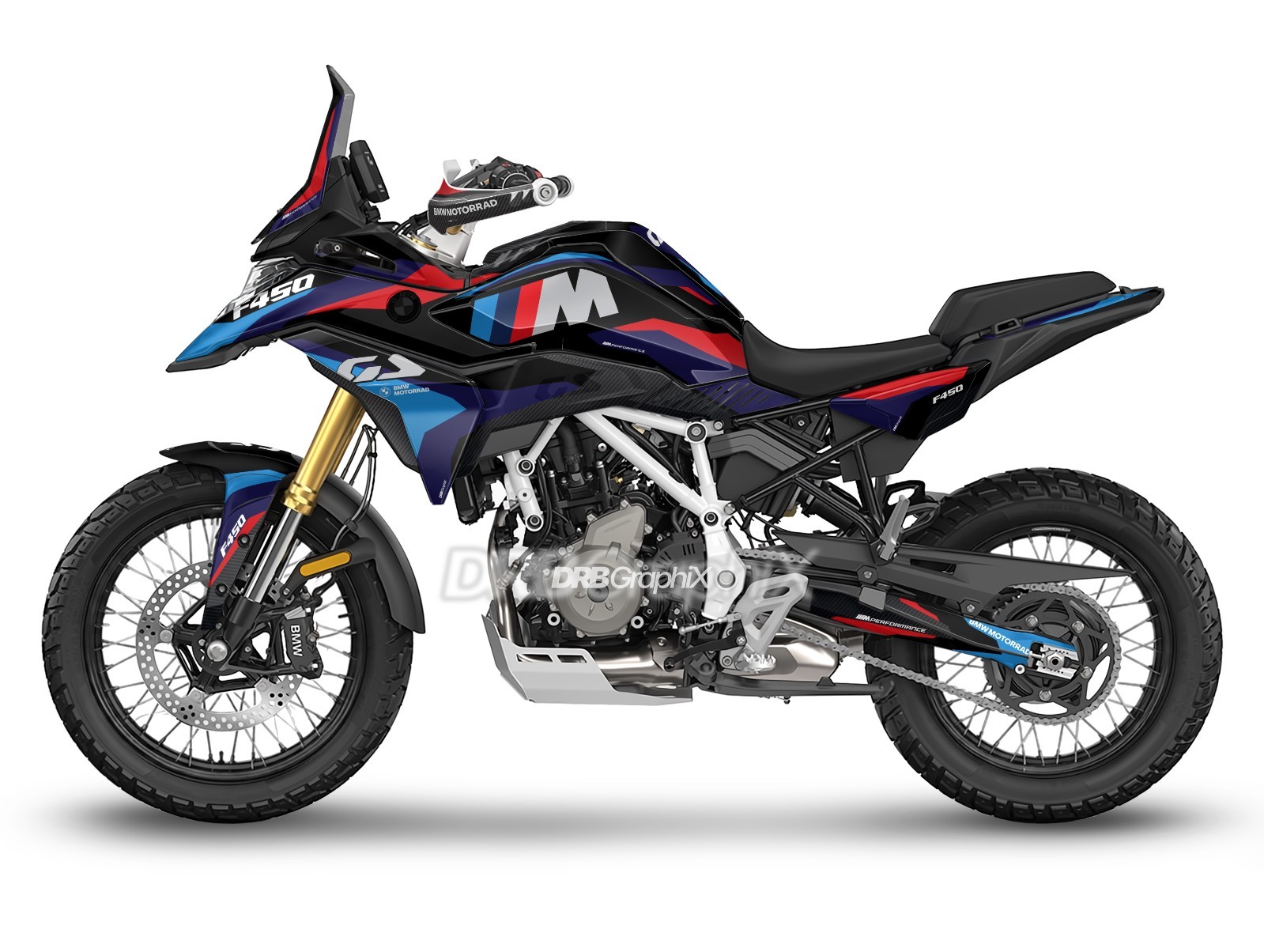 NEW Graphic kit for BMW F450GS (2026~) Decal Kit (MC-B)
