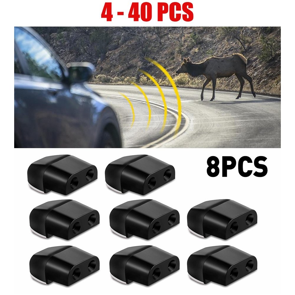 Ultrasonic 4-40X Car Alert Deer Warning Whistle Animal Repeller Auto Safety