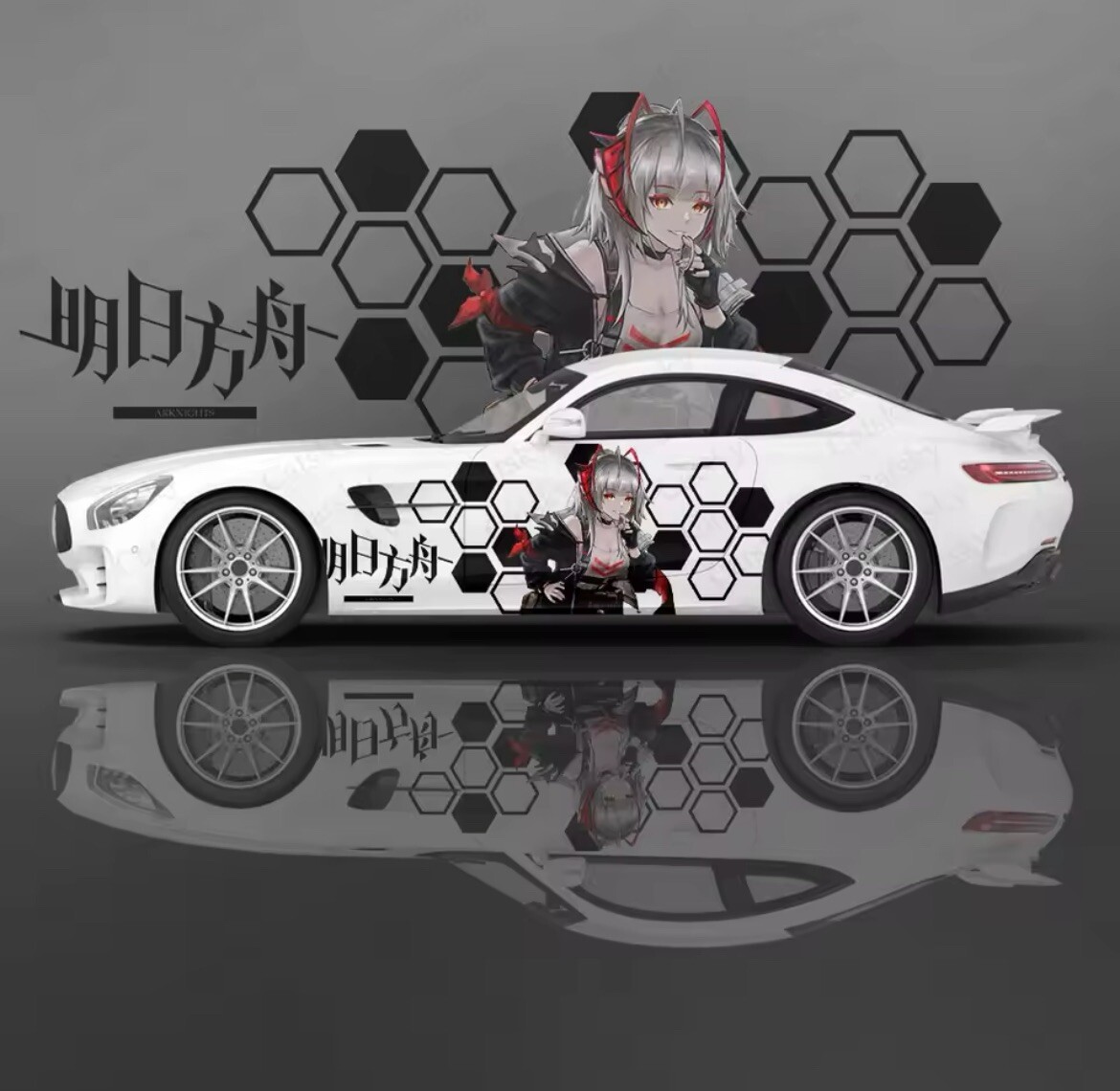 Itasha Custom Car Decals; Anime Inspired Car Decals; Itasha Side Decal,Both Side