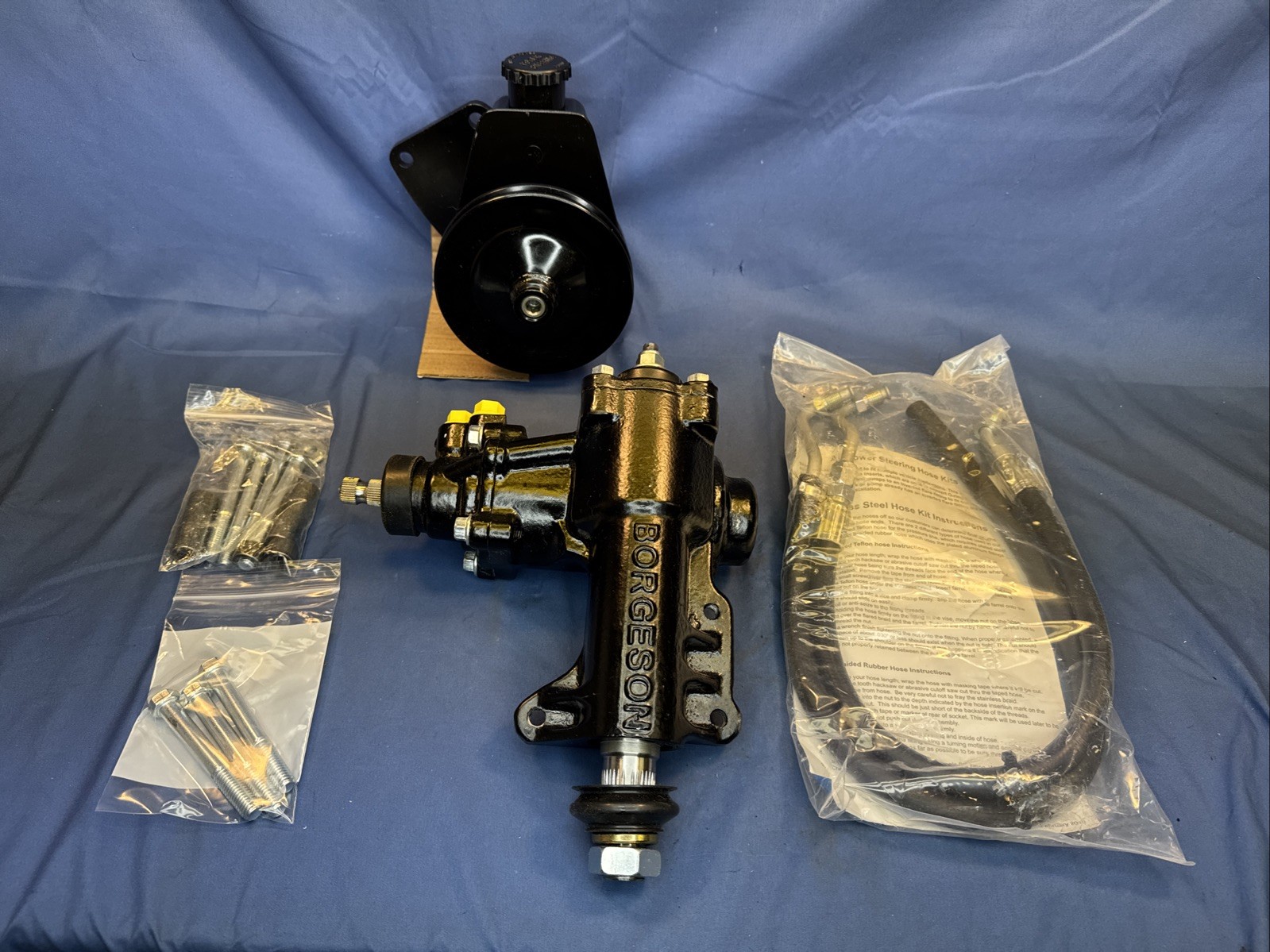 1968 1969 1970 Ford Mustang Borgeson Power Steering Conversion Kit 999021 1968 1969 1970 Ford Mustang Borgeson Power Steering Conversion Kit 999021