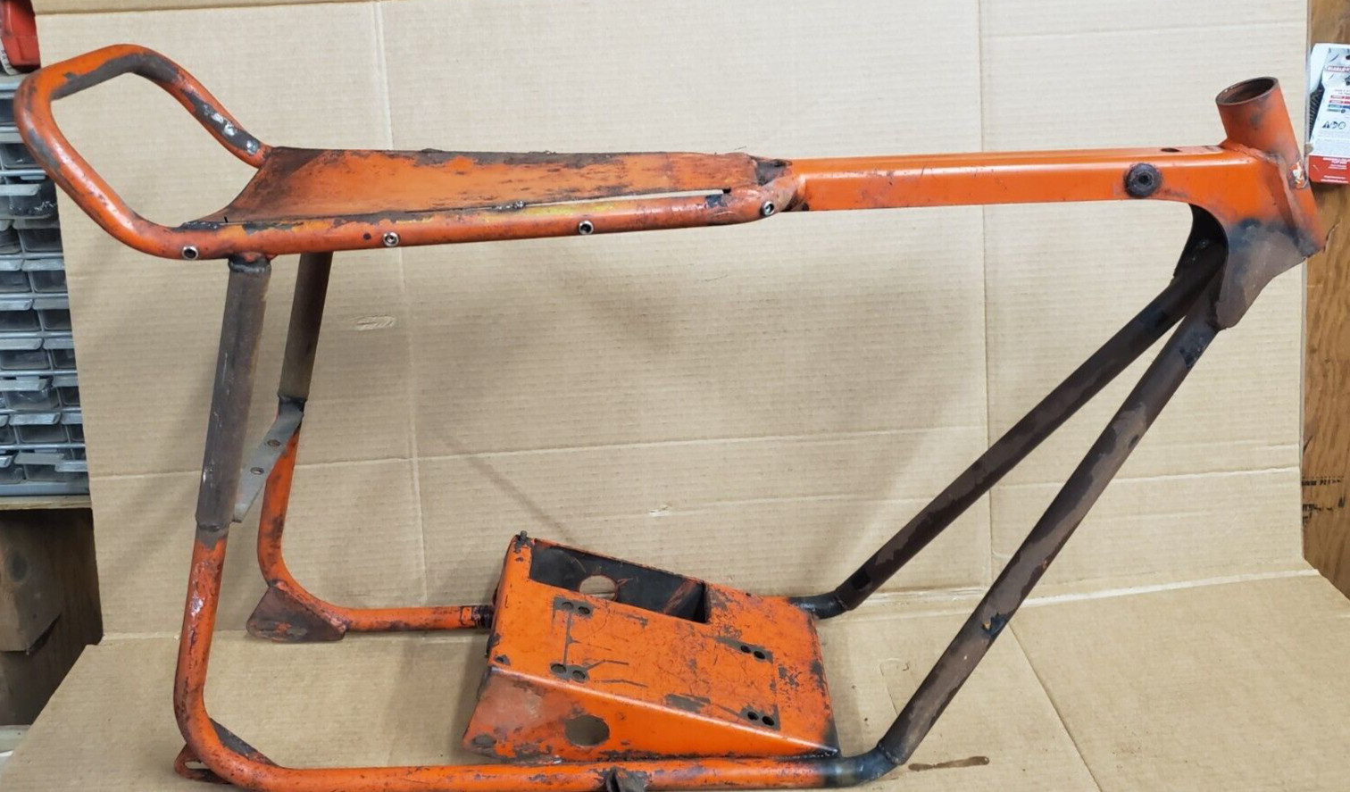 1970s VINTAGE SPEEDWAY Shrike MINI BIKE Frame Rare butcher bird 1970s VINTAGE SPEEDWAY Shrike MINI BIKE Frame Rare butcher bird