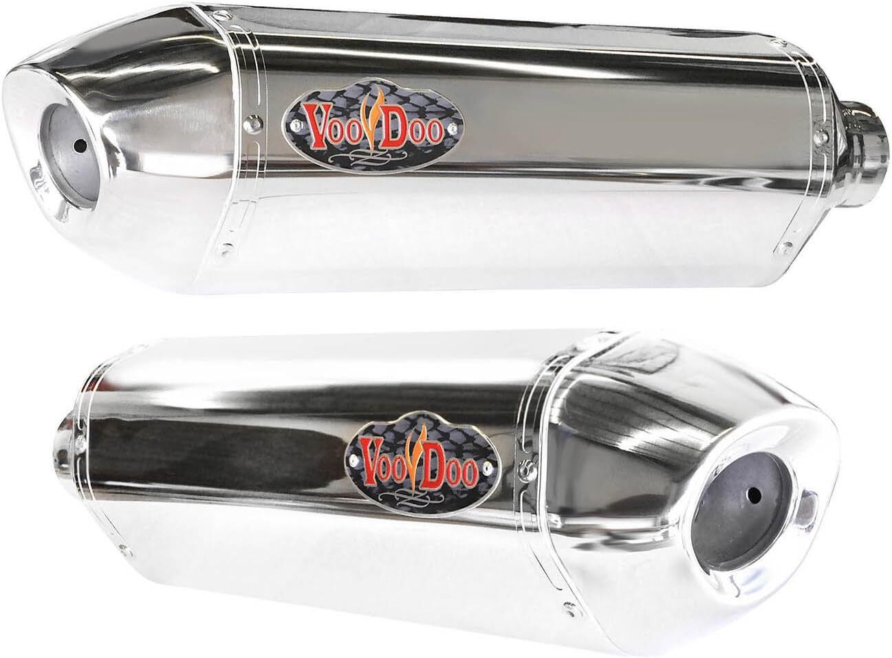 Suzuki GSXR HAYABUSA 08 - 2020 DUAL SLIP ON Exhaust W/ Mid Pipes Voodoo NEW USA Suzuki GSXR HAYABUSA 08 - 2020 DUAL SLIP ON Exhaust W/ Mid Pipes Voodoo NEW USA