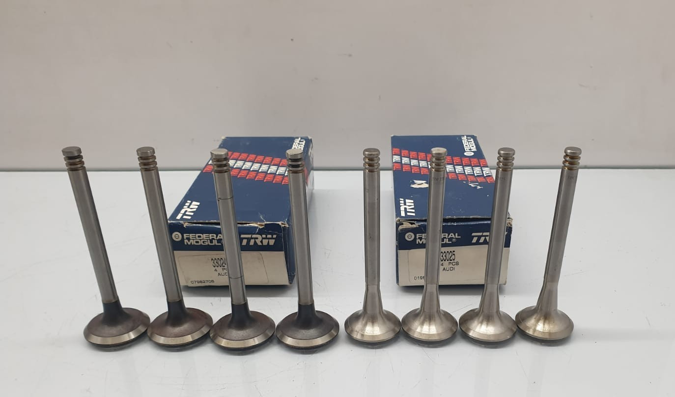 4+4 IN 33024 & EX 33025 Valves 049109601K FOR VW/AUDI 80 B2 100 C2 1588cc M34.00