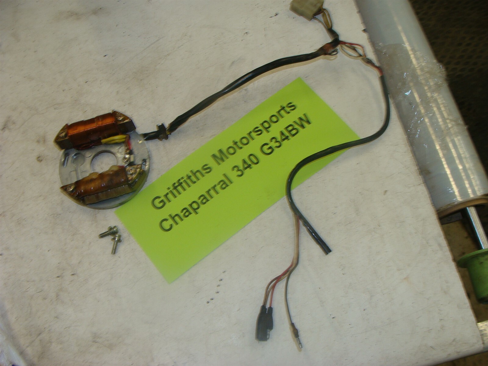 Chaparral Xenoah g34bw 338cc 340 Rupp OEM STATOR PLATE GEN COILS GENERATOR