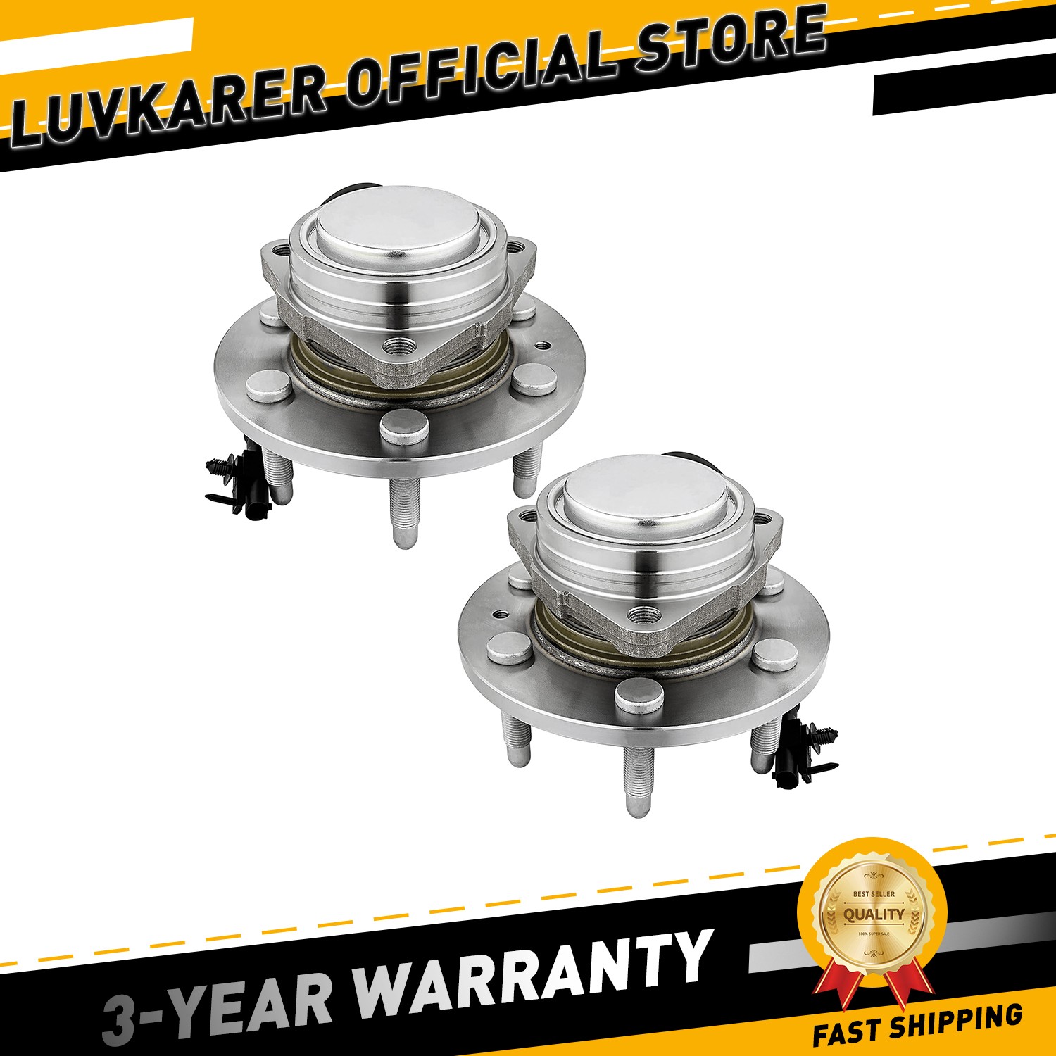 2WD Front Wheel Bearing Hub for 2007-2013 GMC Chevy Silverado Sierra 1500 Tahoe
