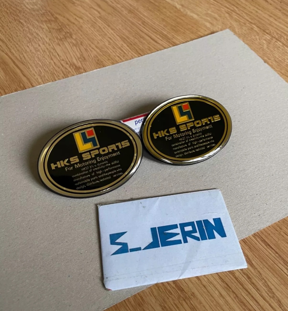 HKS 90s Fender Emblems Badge Rare For Skyline GTR R32 R33 R34 GT JDM NISMO 90s HKS 90s Fender Emblems Badge Rare For Skyline GTR R32 R33 R34 GT JDM NISMO 90s