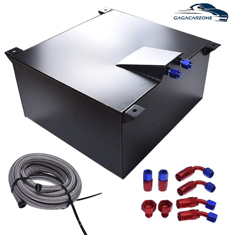 10 Gallon Aluminum Race Fuel Cell Gas Tank+level Sender+Steel Fuel Line Kits NEW
