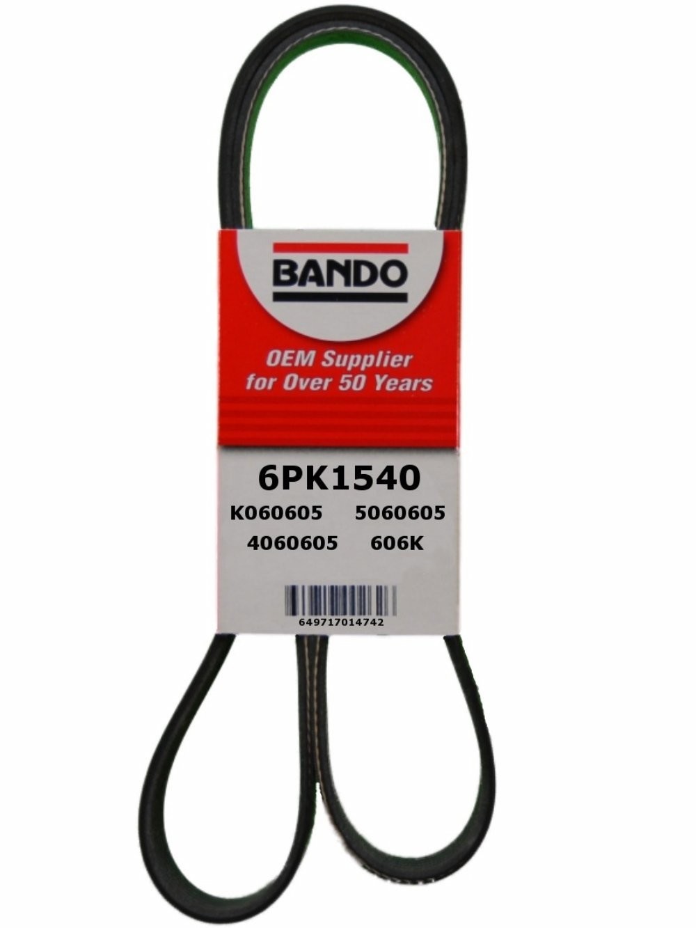 Bando 6PK1540 Serpentine Belt For BMW/Toyota/Chevrolet/Asuna/Isuzu 1992-2008
