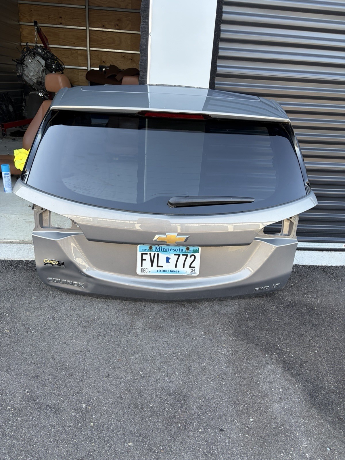 2018-2021 Chevy Equinox OEM Rear Liftgate Tailgate Hatch Assembly Gray 2018-2021 Chevy Equinox OEM Rear Liftgate Tailgate Hatch Assembly Gray