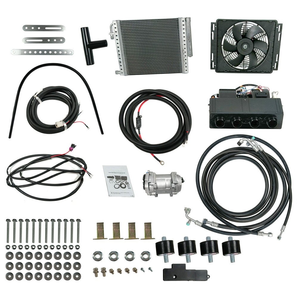 12V Cool&Heat A/C Kit Auto Car DC Universal Underdash Electric Air Conditioning