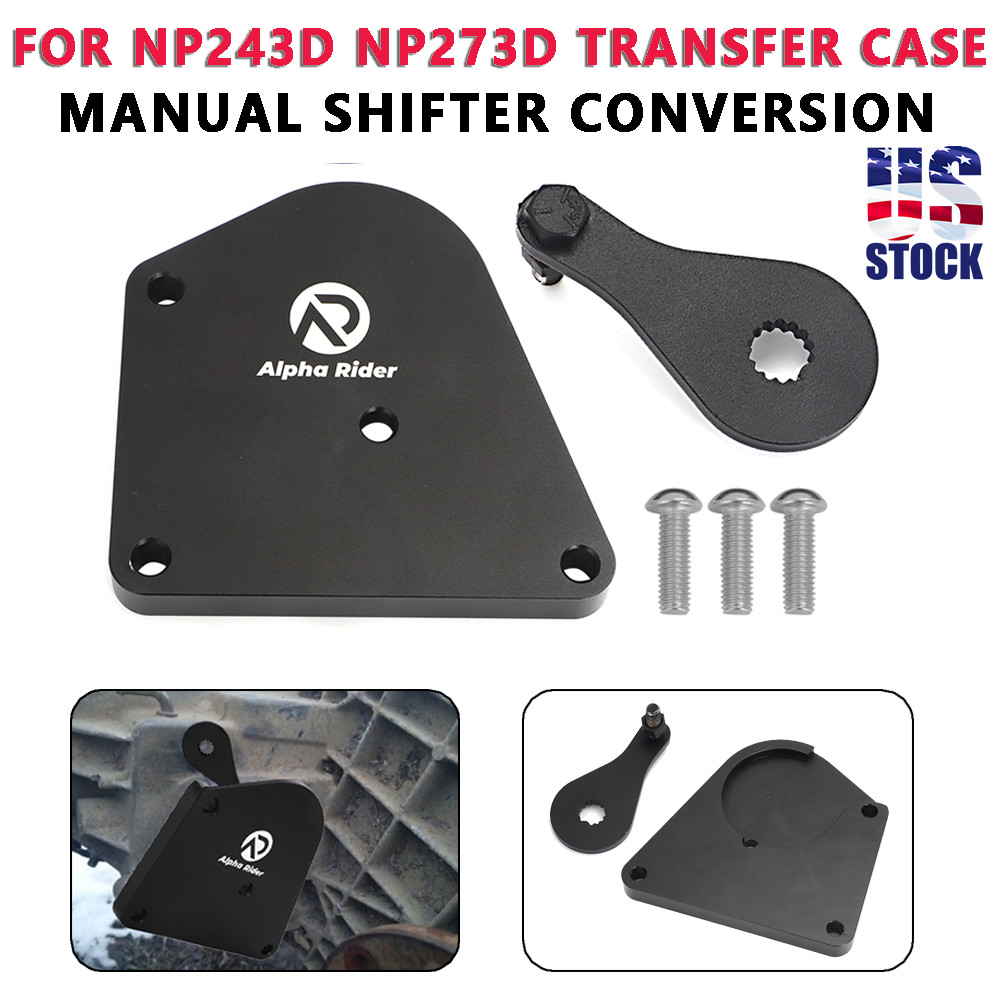 US Aluminum NP243D NP273D Transfer Case Manual Shifter Conversion For Dodge Ram