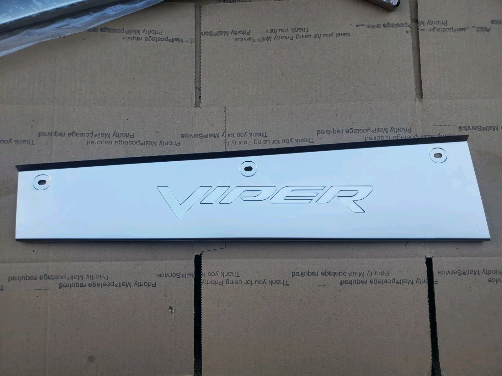 2003- 2006 Dodge Viper Metal Sill Plate OEM JT3
