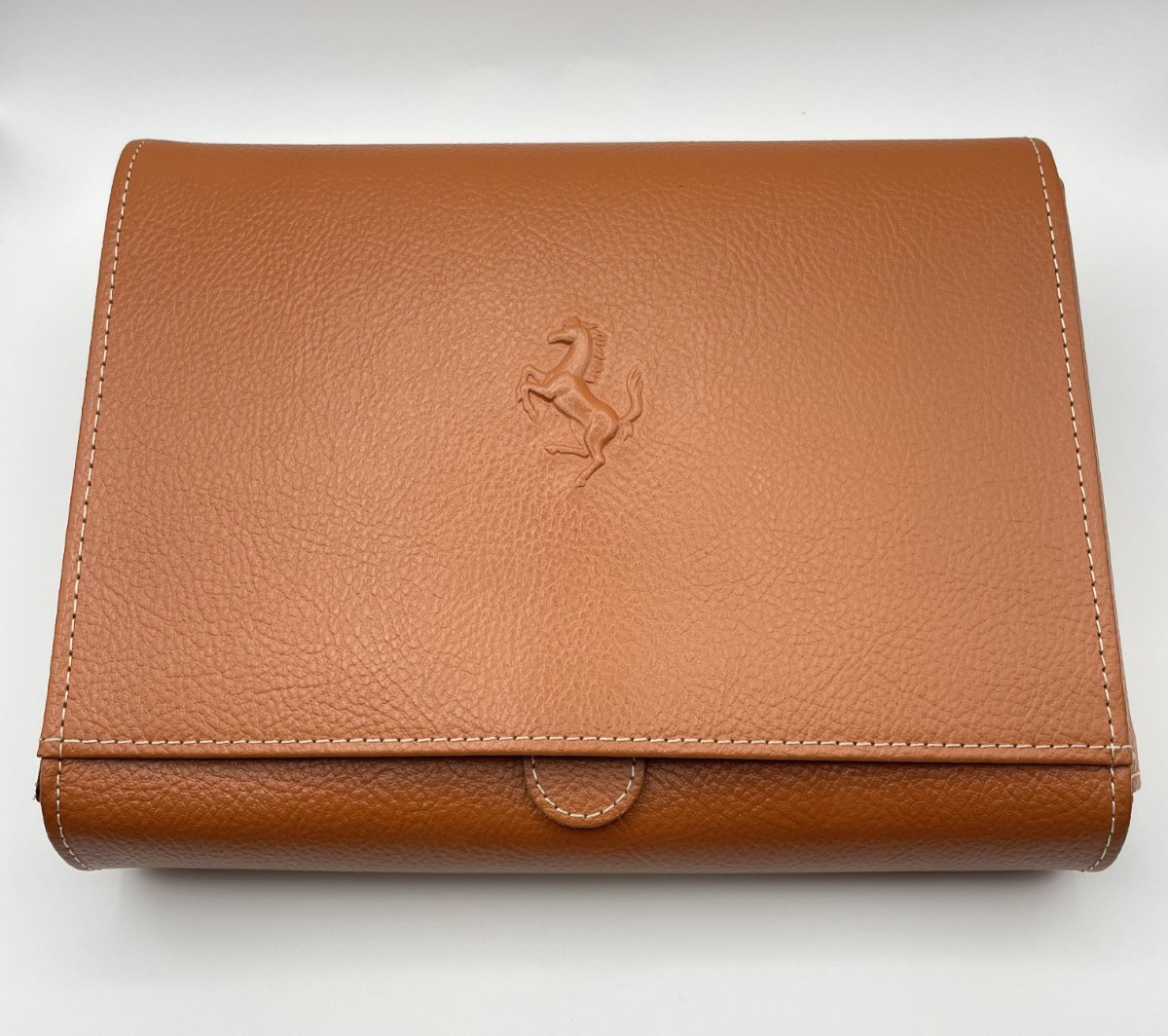 Ferrari F430 599 Schedoni Leather Manual Pouch Document Holder Case Very Good