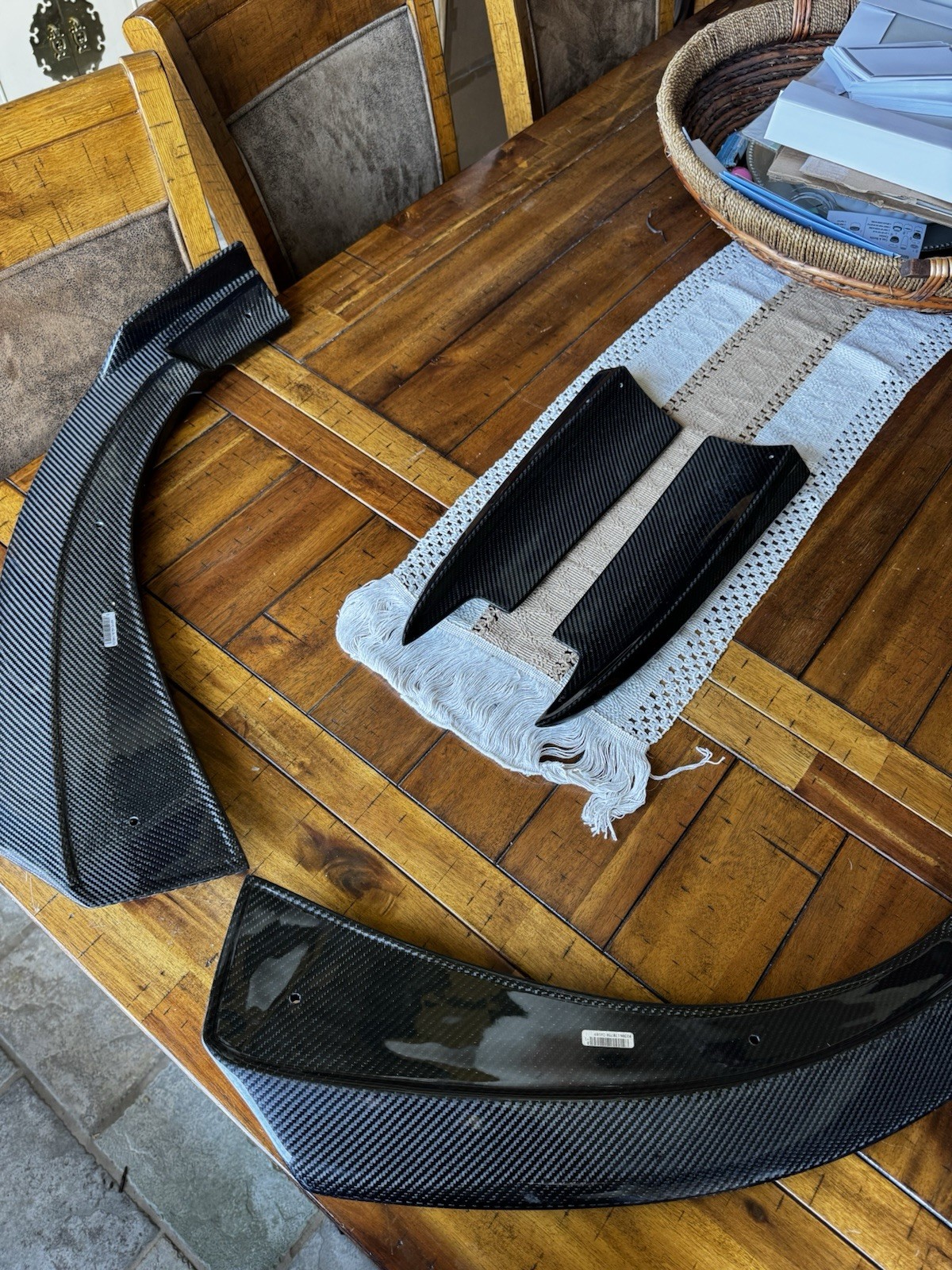 Real carbon fiber Mercedes AMG GT / Black Series style aero components.