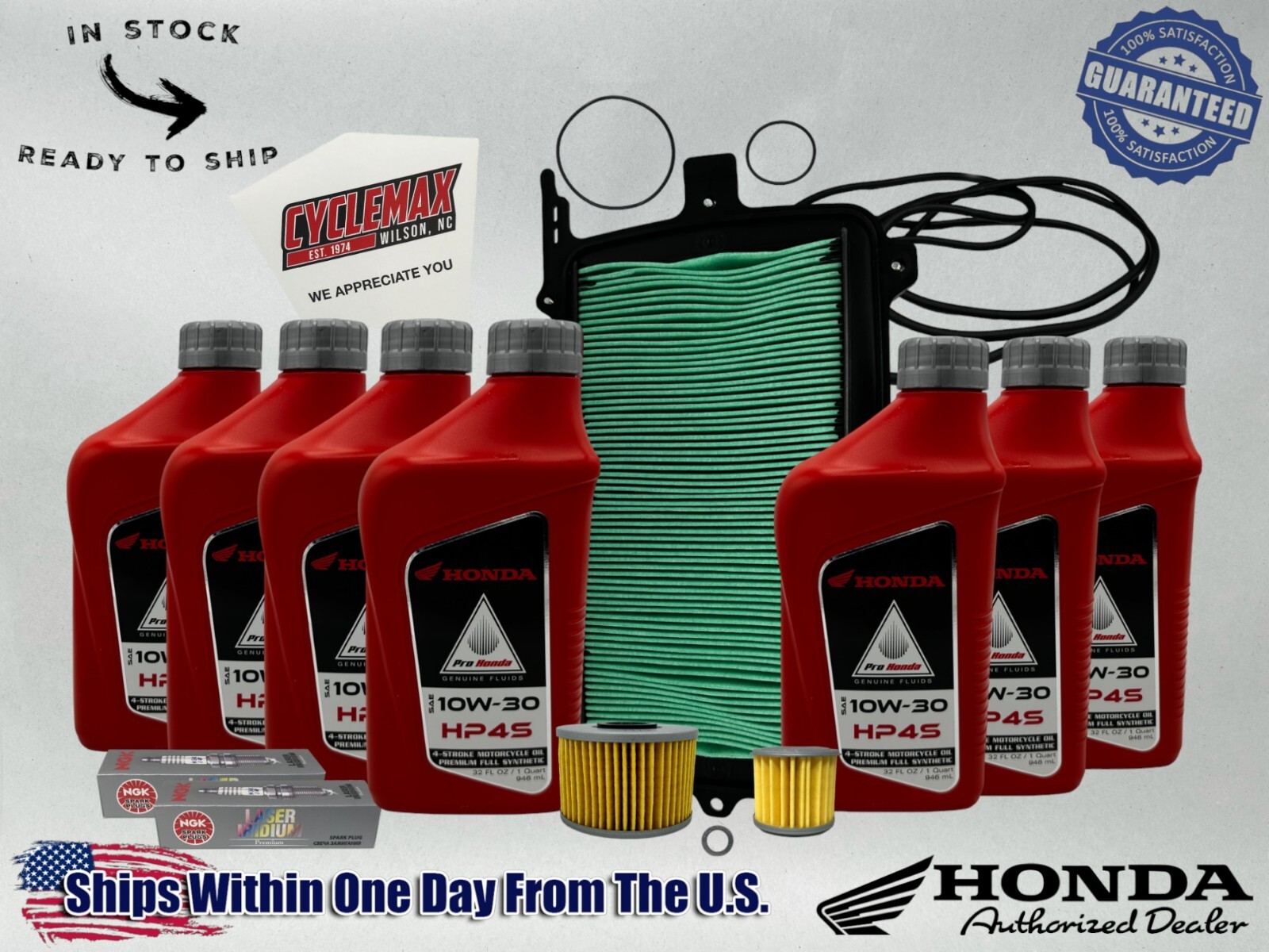 Cyclemax Full Synthetic HP4s Tune-Up Kit fits 2019-2025 Honda Talon 1000R Cyclemax Full Synthetic HP4s Tune-Up Kit fits 2019-2025 Honda Talon 1000R