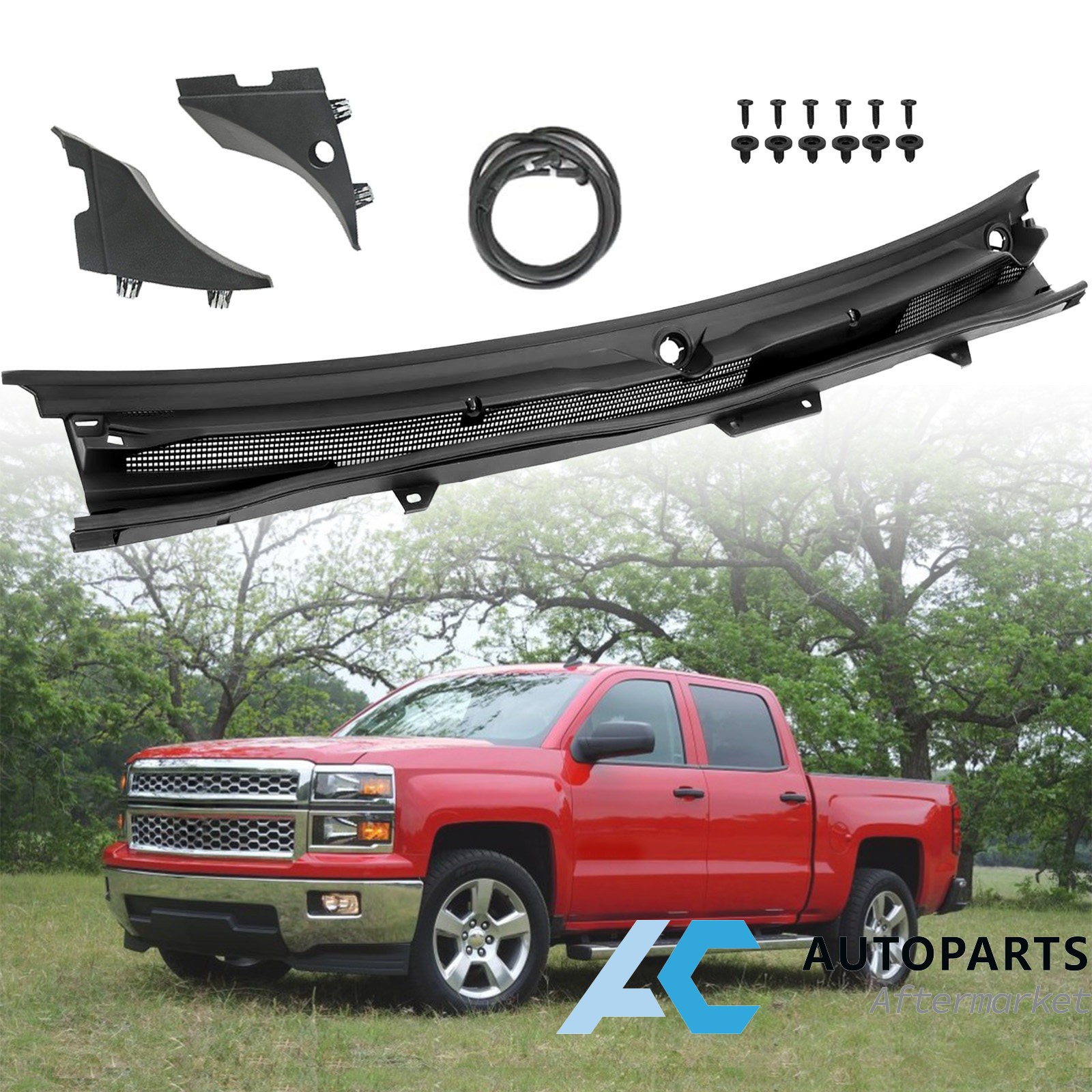 For 2014 2015 Chevy Silverado 1500 Windshield Wiper Cowl Panel 23207951 For 2014 2015 Chevy Silverado 1500 Windshield Wiper Cowl Panel 23207951