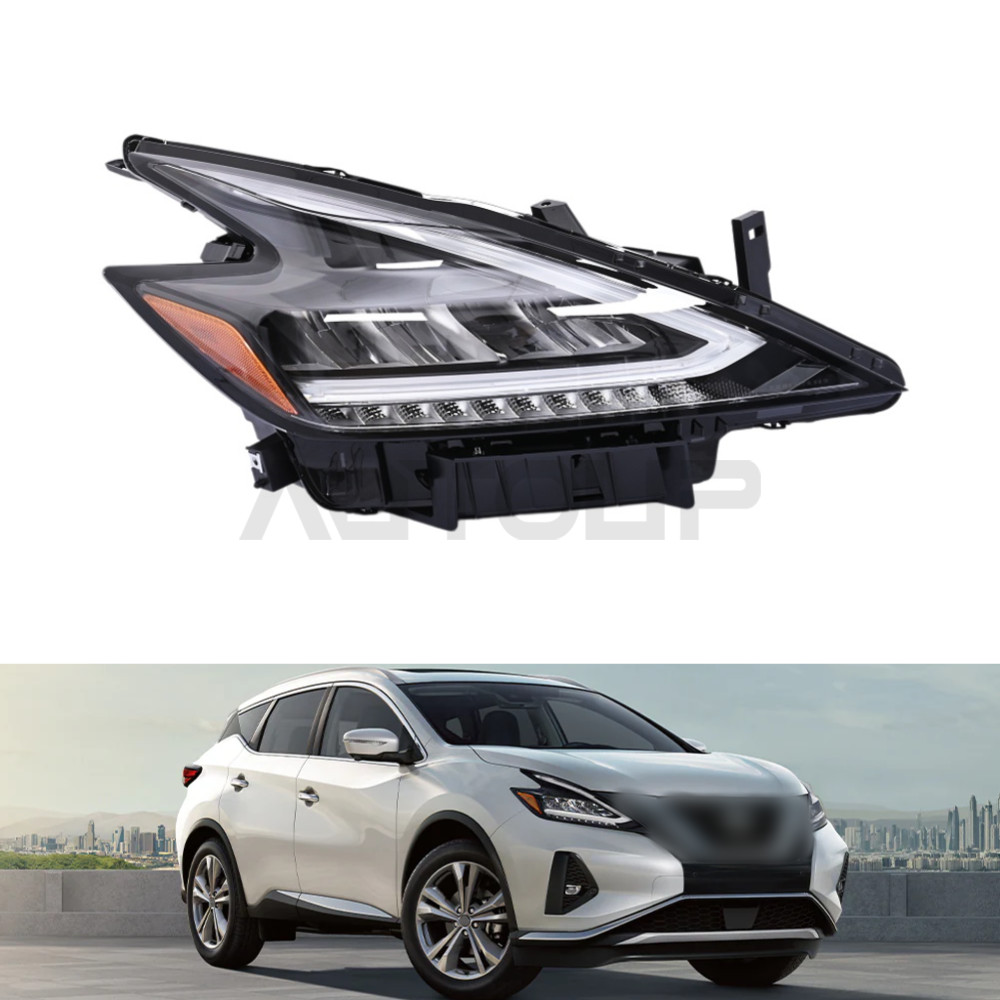 For 2022-2024 Nissan Murano Full LED Right Headlight Assembly Black 26010-9UF0E