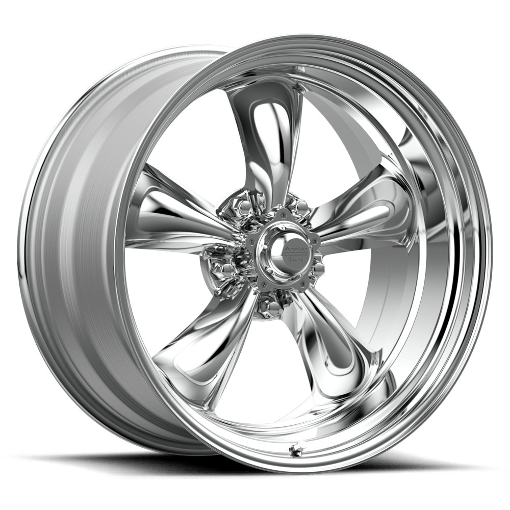 20x8 American Racing VN515 TORQ THRUST II 1 PC Polished Wheel 5x4.5 (0mm)