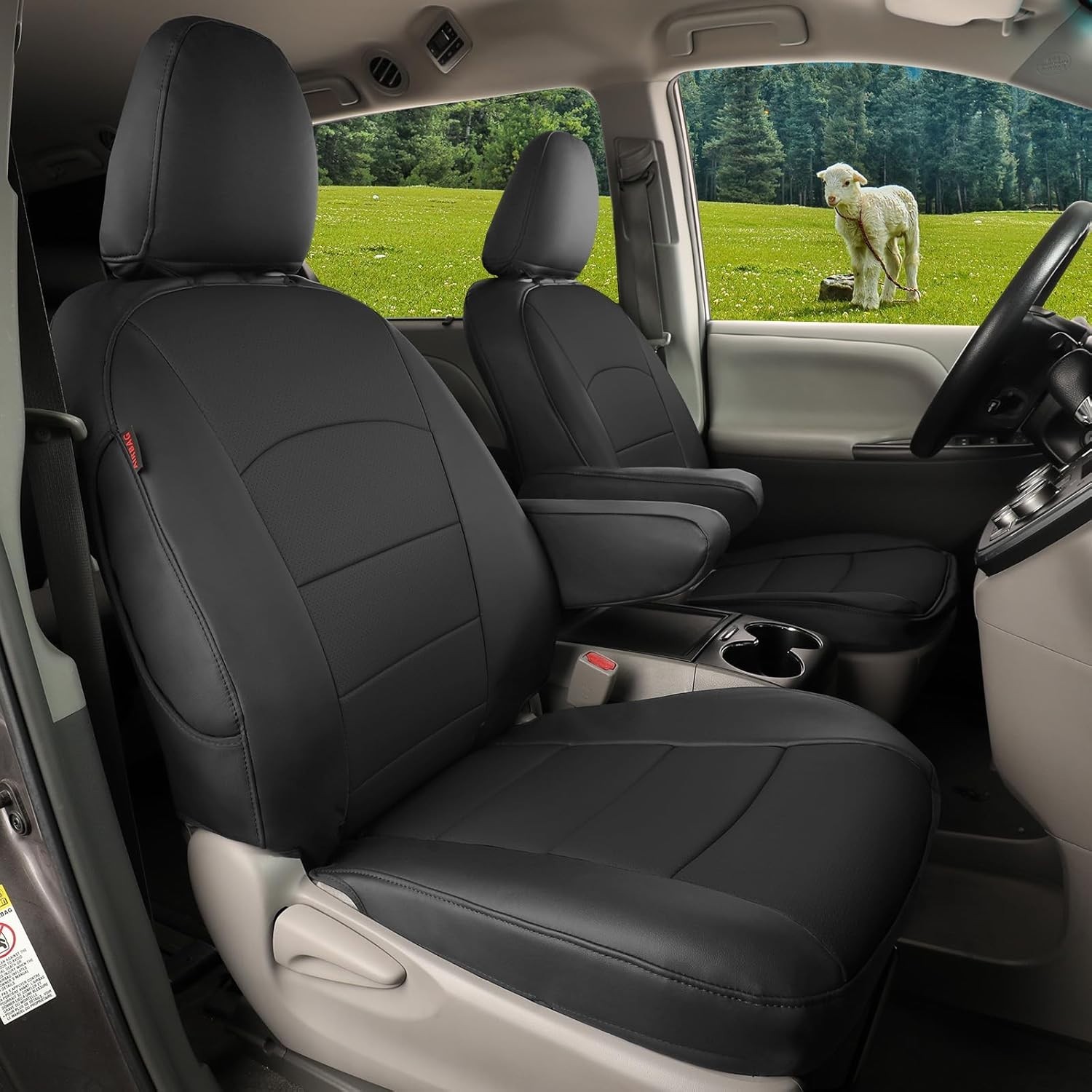 coverdream Car Seat Cover Fit 2011-2020 Toyota Sienna SE/LE/XLE/Limited 8-Seater