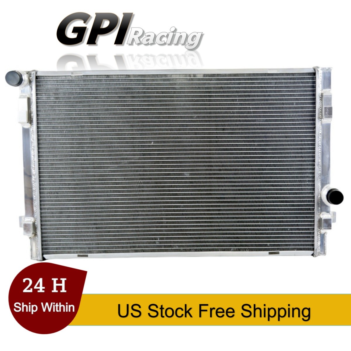 2 Row Aluminum Radiator Fit 2015-2022 Audi A3 Q3 S3 TT Volkswagen Golf Jetta GTI