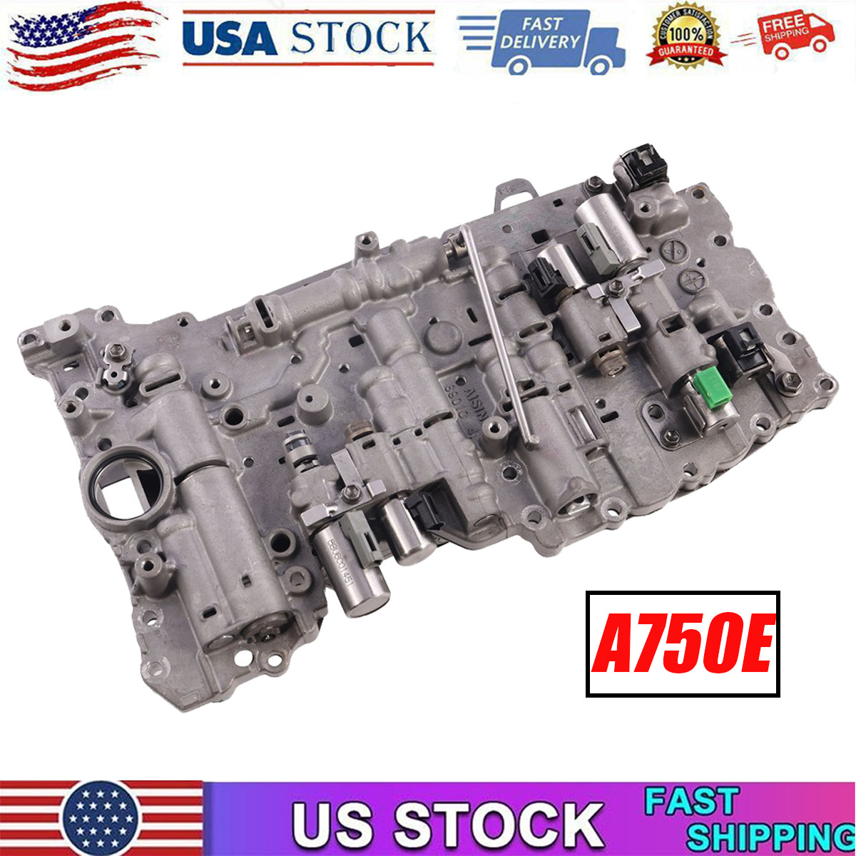 A750E A750F Transmission Valve Body with 7 Solenoids For Toyota Lexus FJ Cruiser