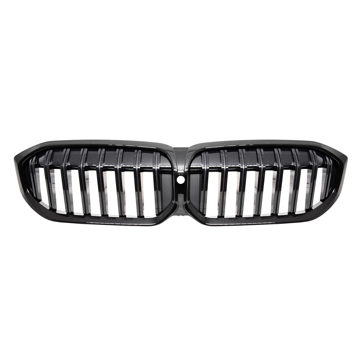 New Chrome / Gloss Black Front Grille Replaces 51115A1BFB0