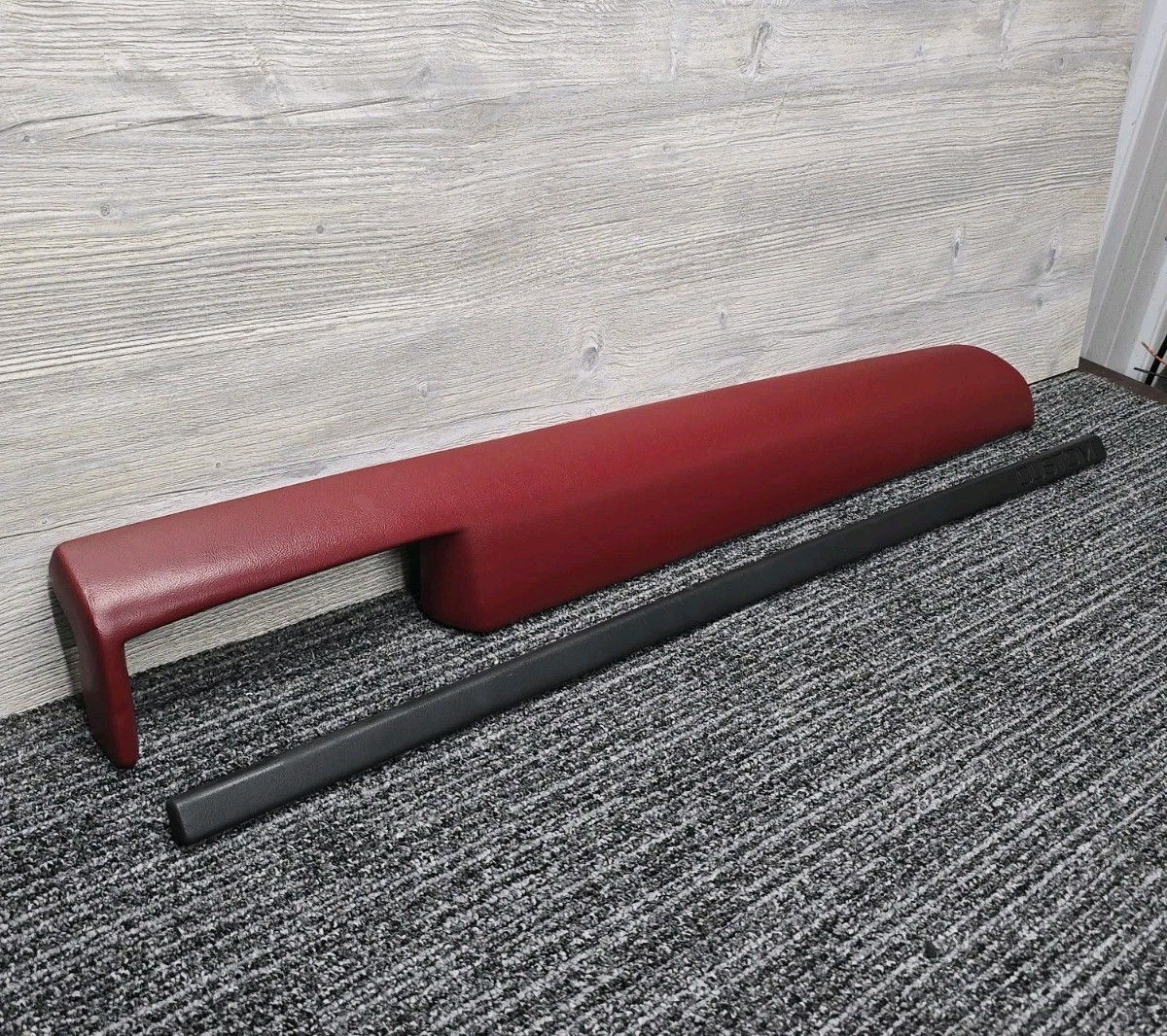 92-96 FORD F150 F250 F-150 DASH DASHBOARD PAD TRIM PANEL RED OEM 1992 93 94 95