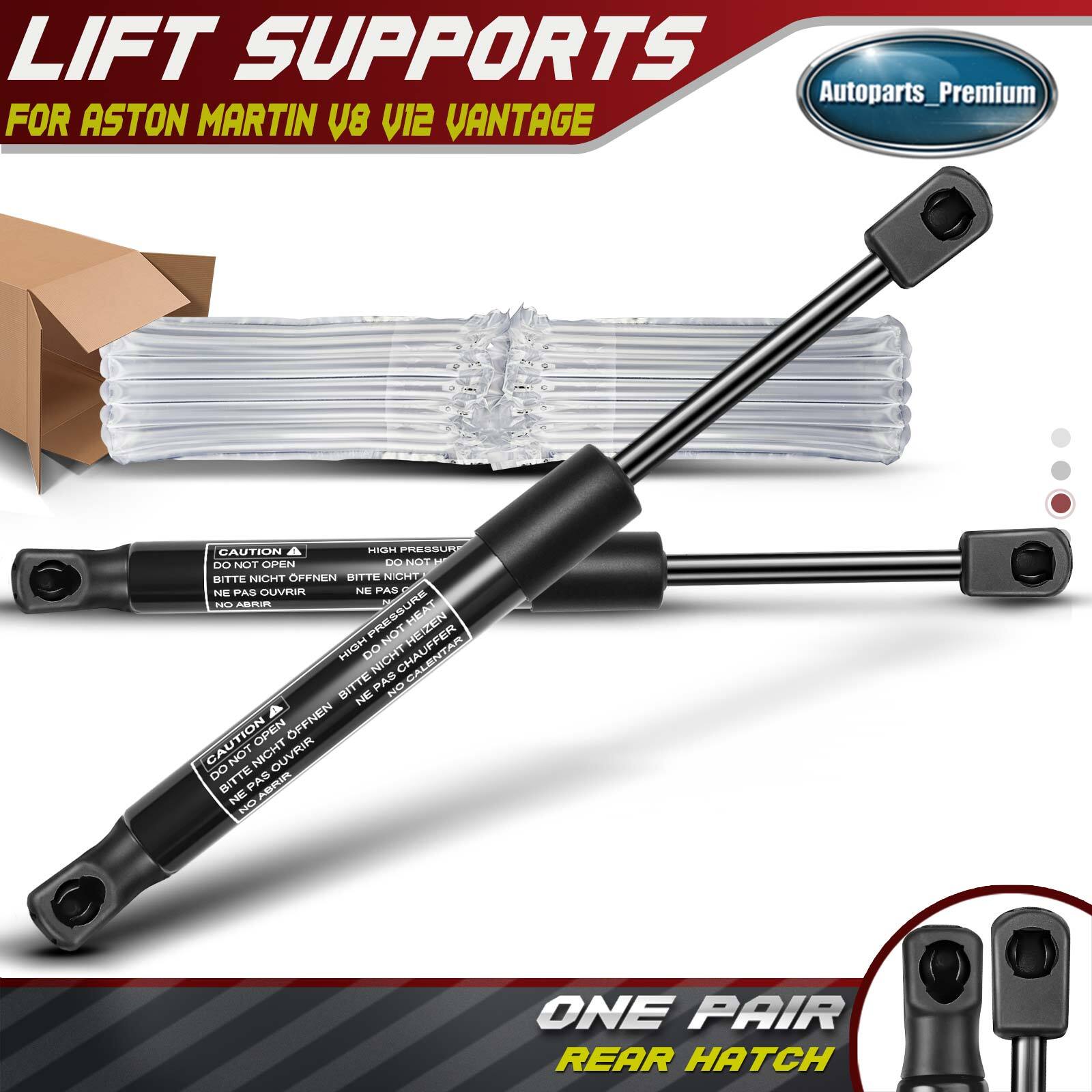 2x Rear Hatch Lift Supports Shock Gas Struts for Aston Martin V8 V12 Vantage 2x Rear Hatch Lift Supports Shock Gas Struts for Aston Martin V8 V12 Vantage