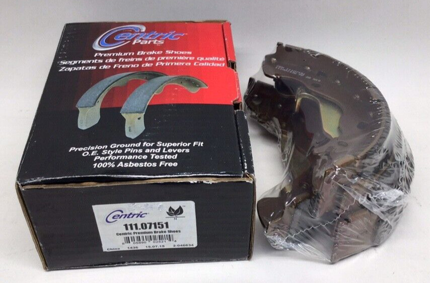 Centric 111.07151 Drum Brake Shoes Premium 11107151 ref# Z715 Centric 111.07151 Drum Brake Shoes Premium 11107151 ref# Z715